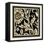 Neutral Floral Motif IV-Vision Studio-Framed Stretched Canvas