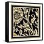 Neutral Floral Motif IV-Vision Studio-Framed Stretched Canvas