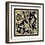 Neutral Floral Motif IV-Vision Studio-Framed Art Print