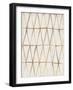 Neutral Lattice III-June Vess-Framed Art Print