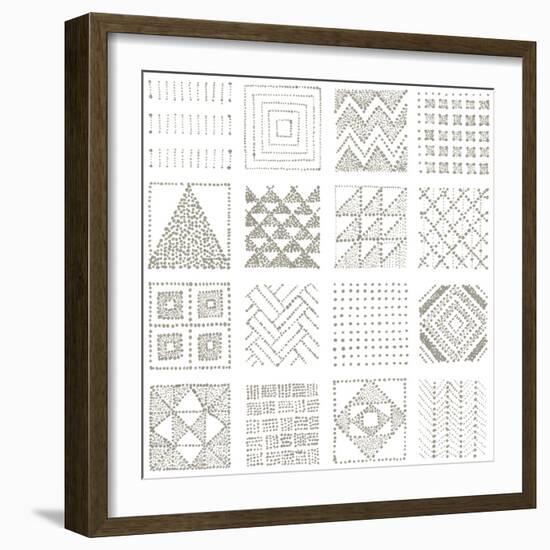 Neutral Layouts II-Vanna Lam-Framed Art Print