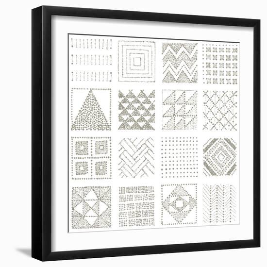 Neutral Layouts II-Vanna Lam-Framed Art Print