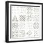 Neutral Layouts II-Vanna Lam-Framed Art Print