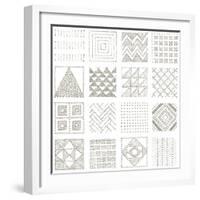 Neutral Layouts II-Vanna Lam-Framed Art Print