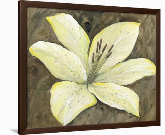 Neutral Lily II-Tim OToole-Framed Art Print