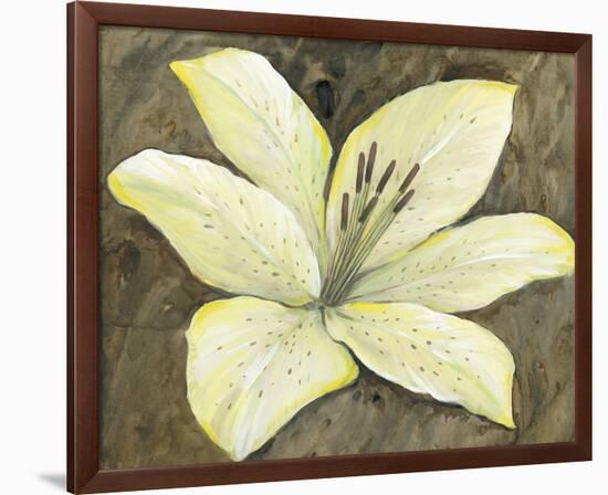 Neutral Lily II-Tim OToole-Framed Art Print