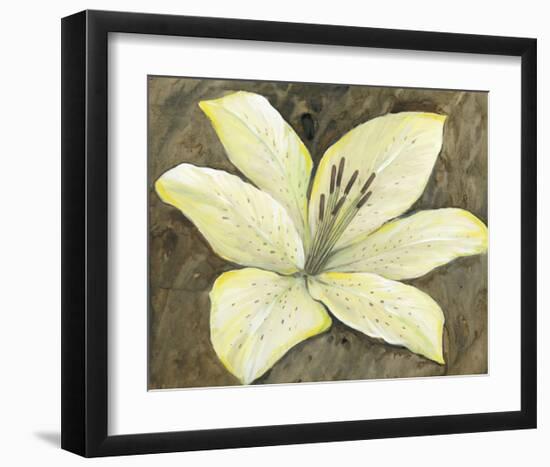 Neutral Lily II-Tim OToole-Framed Art Print