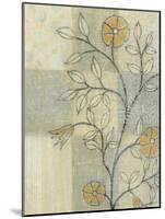 Neutral Linen Blossoms I-Norman Wyatt Jr.-Mounted Art Print