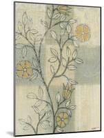 Neutral Linen Blossoms II-Norman Wyatt Jr.-Mounted Art Print