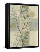 Neutral Linen Blossoms II-Norman Wyatt Jr.-Framed Stretched Canvas