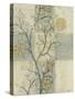 Neutral Linen Blossoms II-Norman Wyatt Jr.-Stretched Canvas