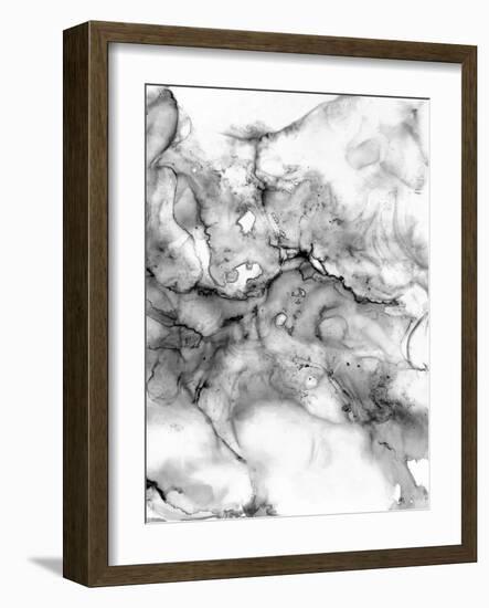 Neutral Marble-Kim Curinga-Framed Art Print