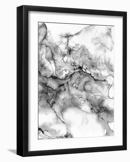 Neutral Marble-Kim Curinga-Framed Art Print