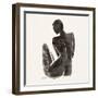 Neutral Nudes II Sq-Anne Tavoletti-Framed Art Print