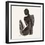 Neutral Nudes II Sq-Anne Tavoletti-Framed Art Print