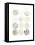 Neutral Pattern Play I-June Vess-Framed Stretched Canvas