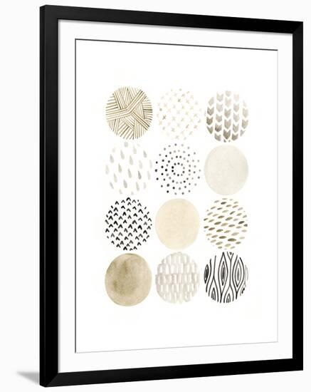 Neutral Pattern Play I-June Vess-Framed Art Print