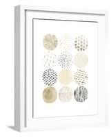 Neutral Pattern Play I-June Vess-Framed Art Print