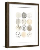 Neutral Pattern Play II-June Vess-Framed Art Print