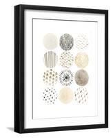 Neutral Pattern Play II-June Vess-Framed Art Print