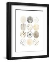 Neutral Pattern Play II-June Vess-Framed Art Print