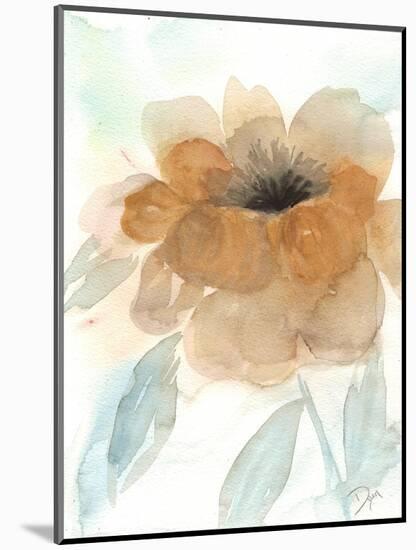 Neutral Peony I-Beverly Dyer-Mounted Art Print