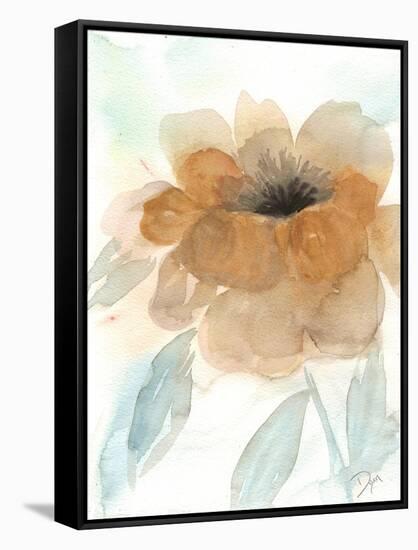 Neutral Peony I-Beverly Dyer-Framed Stretched Canvas