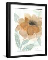 Neutral Peony II-Beverly Dyer-Framed Art Print