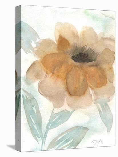 Neutral Peony II-Beverly Dyer-Stretched Canvas