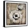 Neutral Poppies I-Tim O'toole-Framed Stretched Canvas