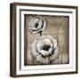 Neutral Poppies II-Tim O'toole-Framed Art Print