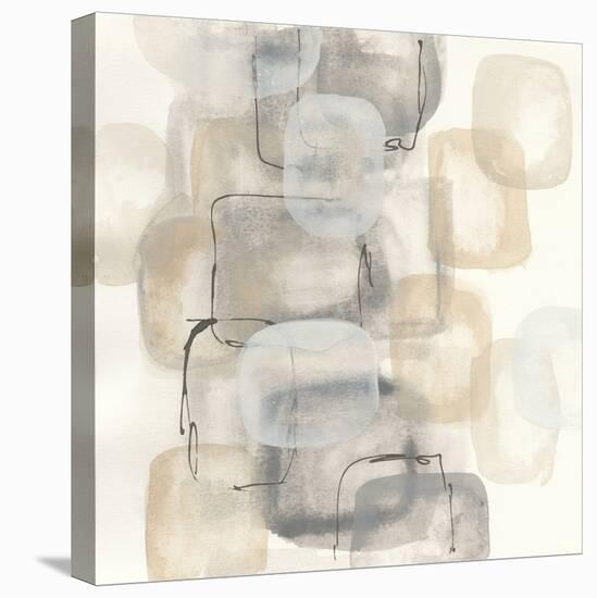 Neutral Stacking I-Chris Paschke-Stretched Canvas