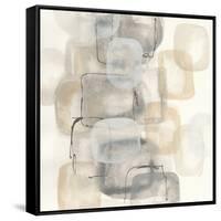 Neutral Stacking I-Chris Paschke-Framed Stretched Canvas