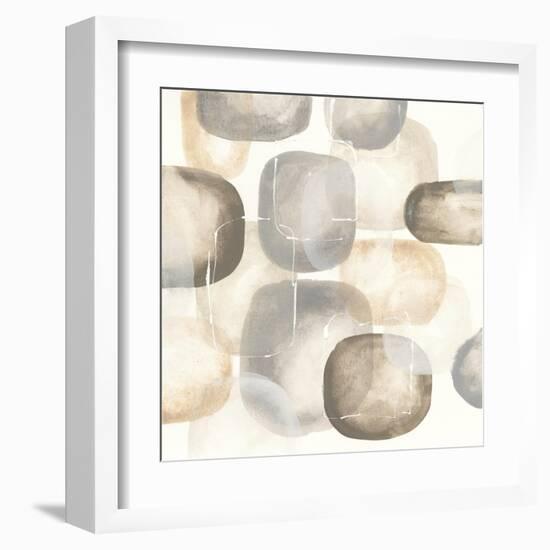 Neutral Stones III-Chris Paschke-Framed Art Print