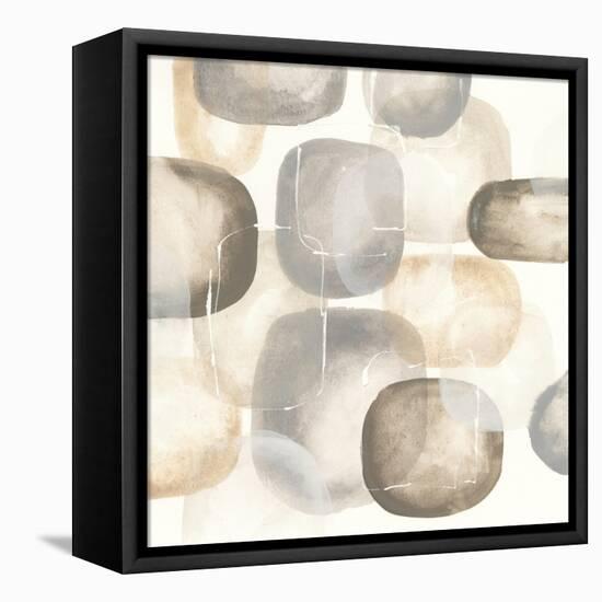 Neutral Stones III-Chris Paschke-Framed Stretched Canvas