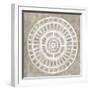 Neutral Textured Medallion Light-Silvia Vassileva-Framed Art Print