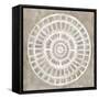 Neutral Textured Medallion Light-Silvia Vassileva-Framed Stretched Canvas