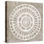 Neutral Textured Medallion Light-Silvia Vassileva-Stretched Canvas