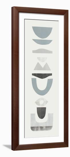 Neutral Totems II-Rob Delamater-Framed Premium Giclee Print