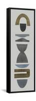 Neutral Totems VI-Rob Delamater-Framed Stretched Canvas