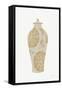 Neutral Urn II-Janet Tava-Framed Stretched Canvas