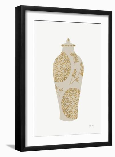 Neutral Urn II-Janet Tava-Framed Art Print