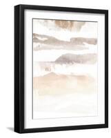 Neutral Waves 2-Ann Bailey-Framed Art Print