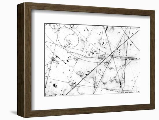 Neutrino Particle Interaction Event-Fermi National Accelerator-Framed Photographic Print