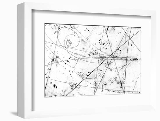 Neutrino Particle Interaction Event-Fermi National Accelerator-Framed Photographic Print