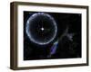 Neutron Star SGR 1806-20 Producing a Gamma Ray Flare-Stocktrek Images-Framed Photographic Print