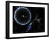 Neutron Star SGR 1806-20 Producing a Gamma Ray Flare-Stocktrek Images-Framed Photographic Print