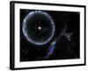 Neutron Star SGR 1806-20 Producing a Gamma Ray Flare-Stocktrek Images-Framed Photographic Print