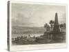 Neuweid and Monument of General La Hoche-William Tombleson-Stretched Canvas