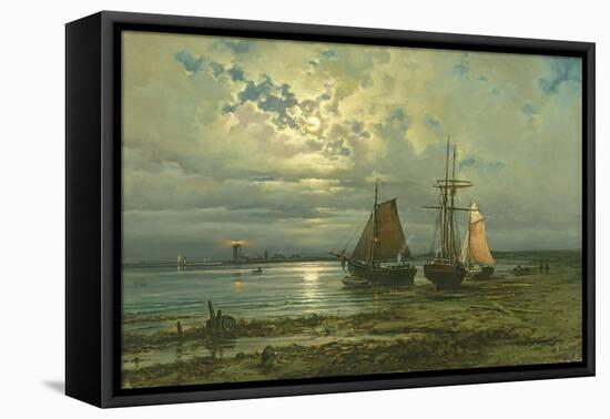 Neuwerk by Moonlight, 1887-Georg Schmitz-Framed Stretched Canvas